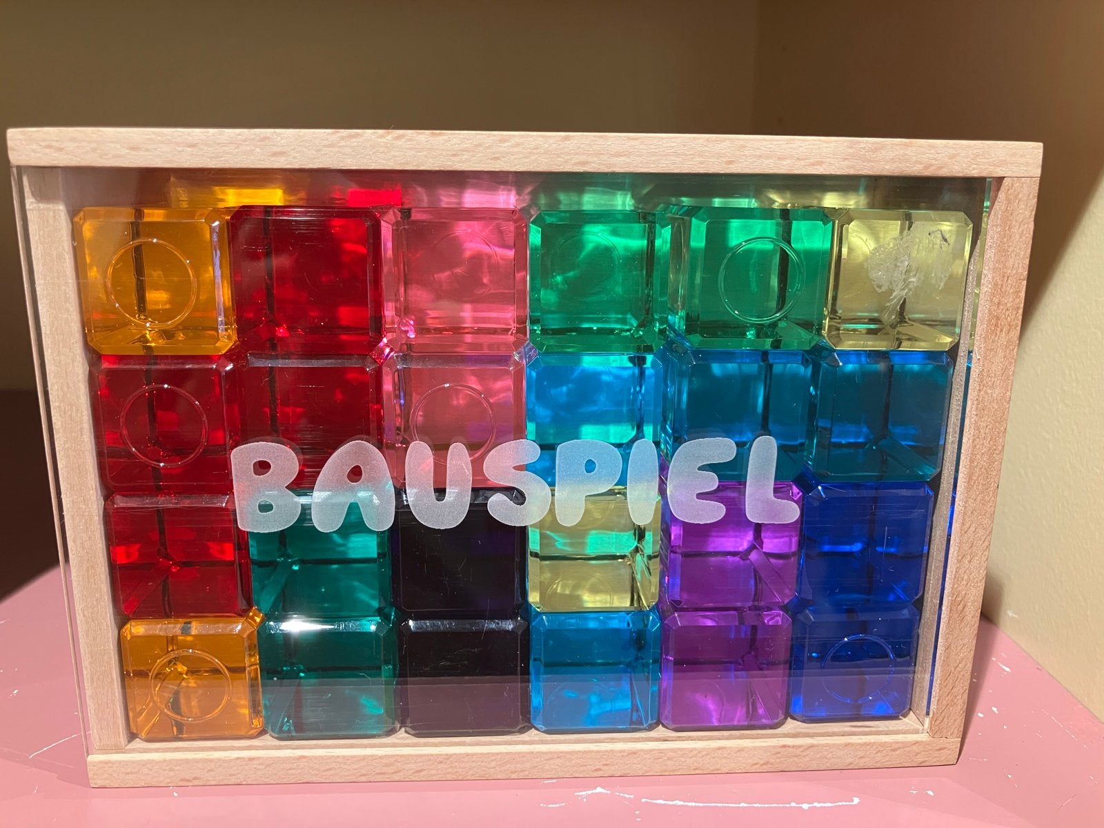 Bauspiel lichtdoorlatende speelstenen 24 stuks, Ophalen of Verzenden, Nieuw, Overige merken