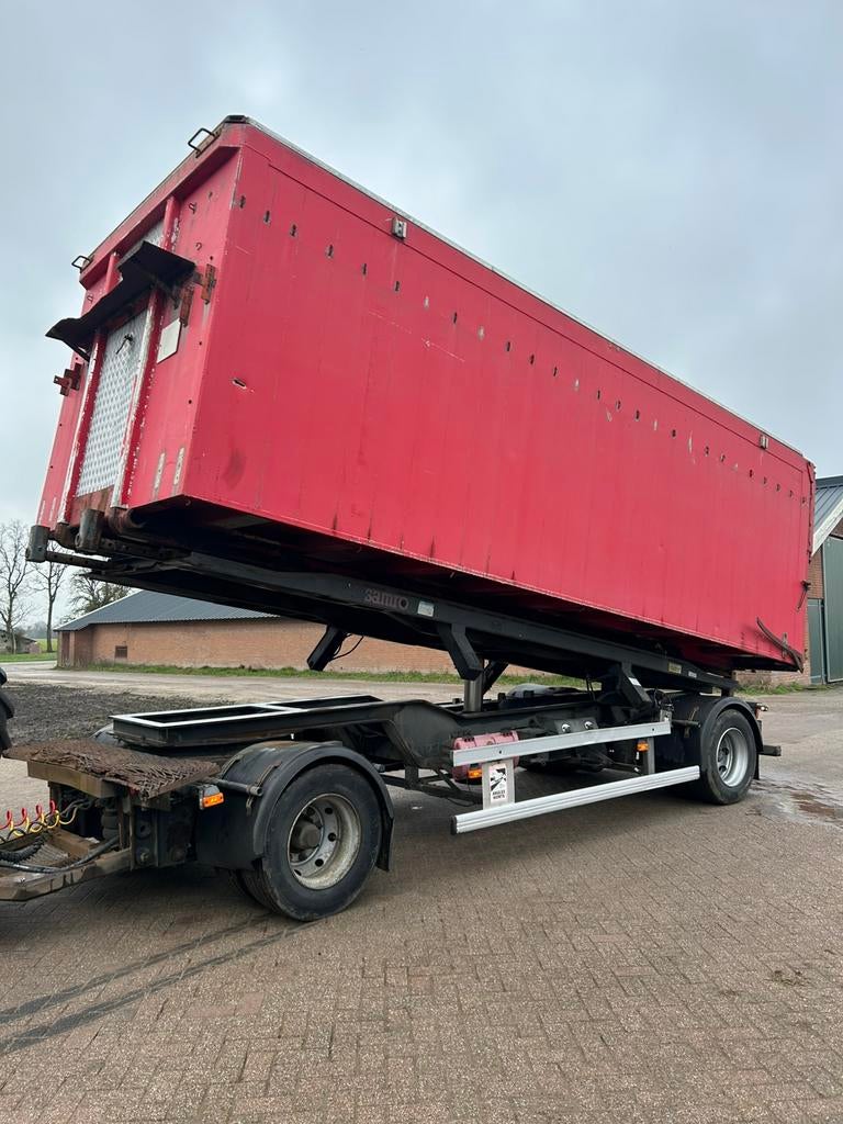 Samro kipper - aluminium container, Zakelijke goederen, Agrarisch | Werktuigen, Ophalen, Glastuinbouw, Transport