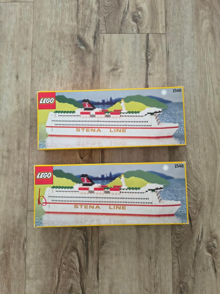 2x Lego 1548 Stena Line Special, complete set. Doos, boekjes, Kinderen en Baby's, Speelgoed | Duplo en Lego, Gebruikt, Onb, Lego