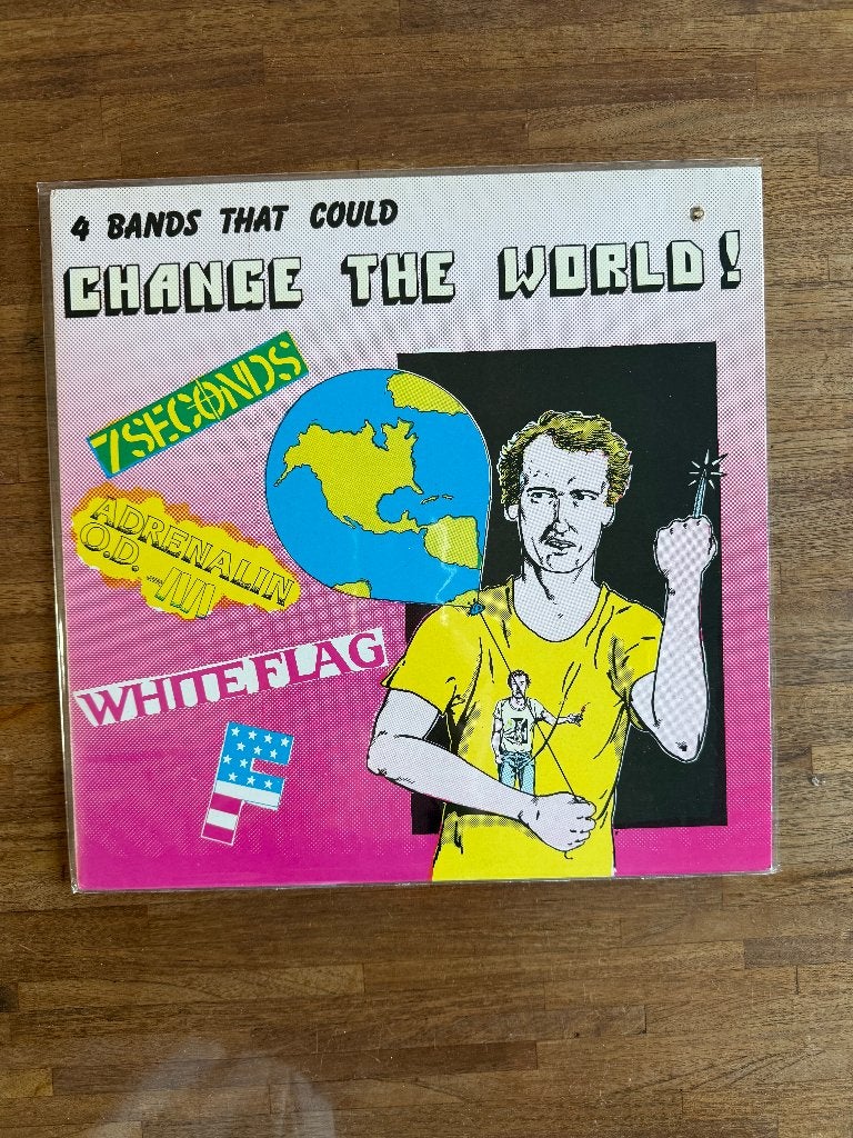4 Bands That Could Change The World!, Ophalen of Verzenden, Zo goed als nieuw, 12 inch