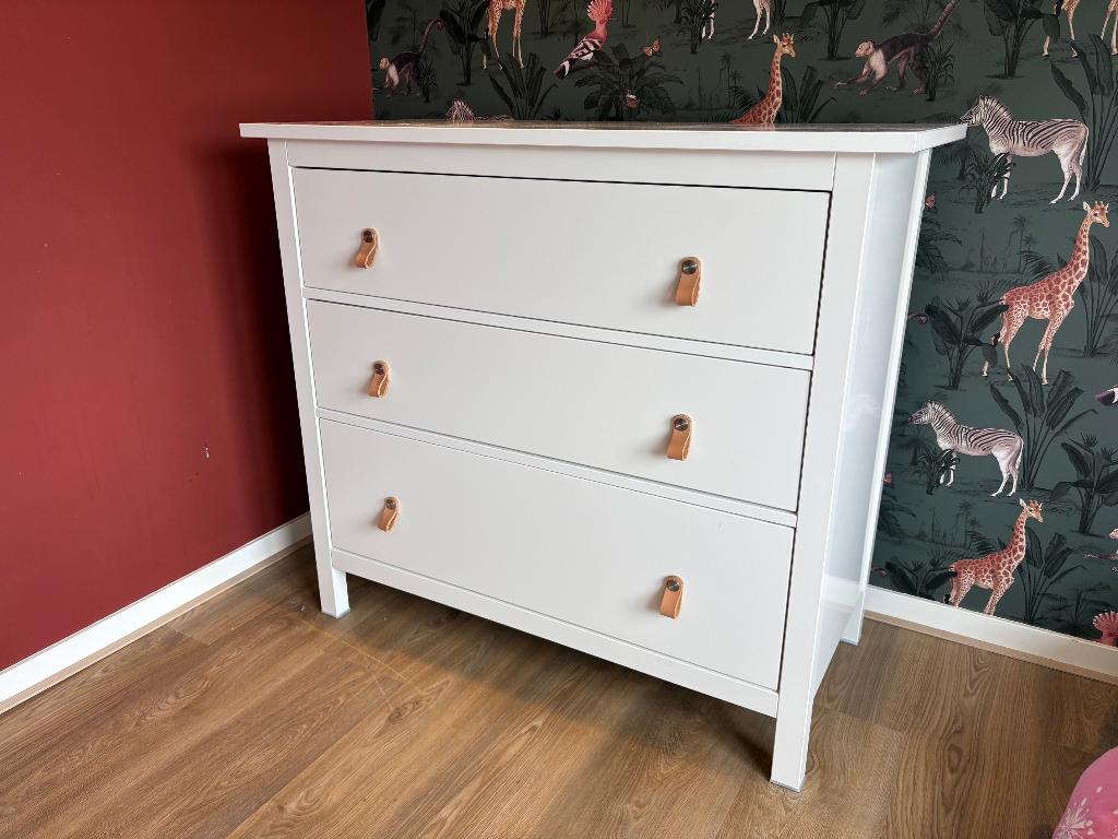 Ladekast / Commode Hemnes, in nette staat!, Ophalen, Gebruikt, 50 tot 70 cm, 100 cm of meer