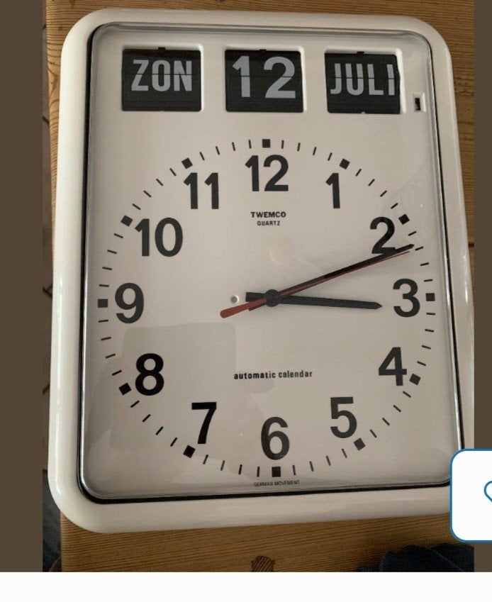GEVRAAGD DEMENTIE KLOK, Ophalen of Verzenden, Wandklok