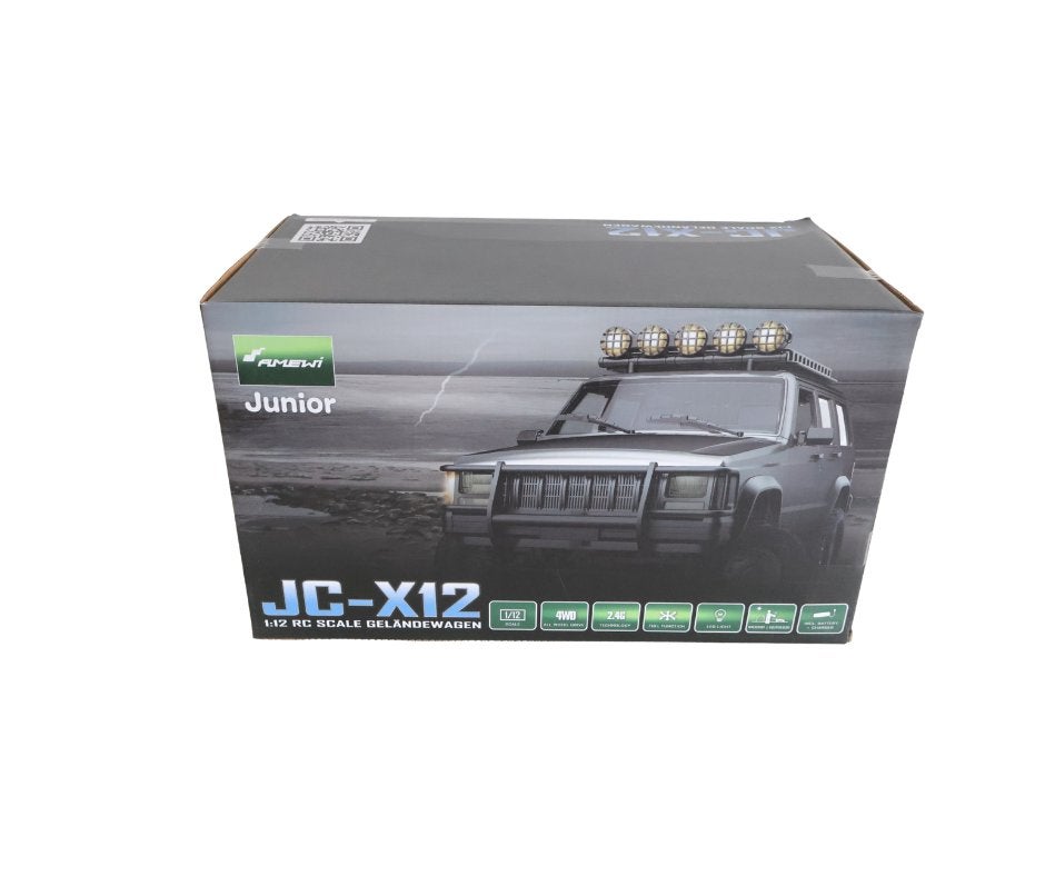 Amewi JC-X12 Scale Off-Road Truck 1/12 RTR Silver 22634, Verzenden, Nieuw, Overige schalen, Auto offroad