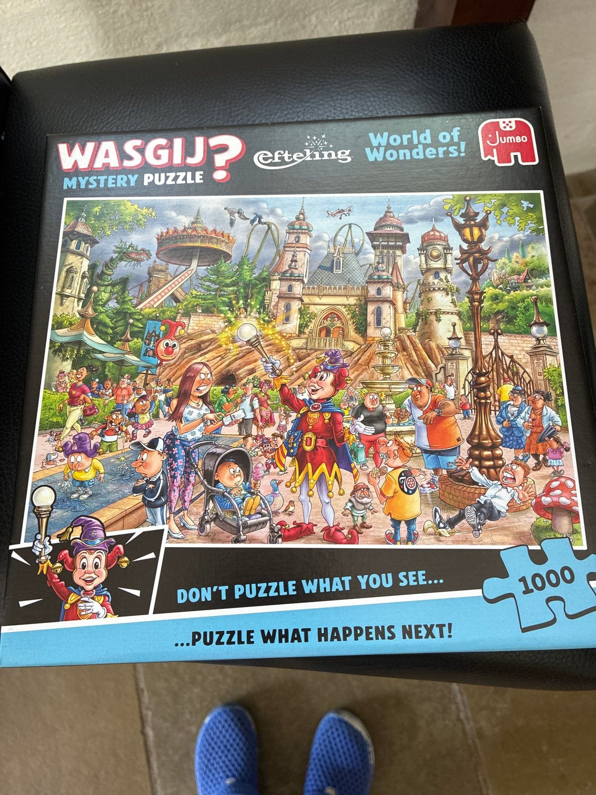 Wasgij Mystery Puzzel Efteling World of Wonders 1000 stukjes, Ophalen, 500 t/m 1500 stukjes, Gebruikt, Legpuzzel