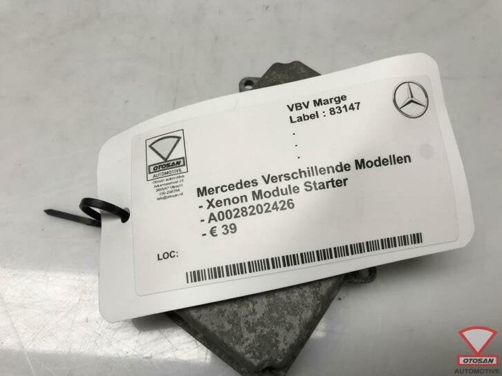 mercedes a b c e s cla xenon module starter a0028202426 446, Gebruikt, Mercedes-Benz AG, Mercedes-Benz, Ophalen of Verzenden