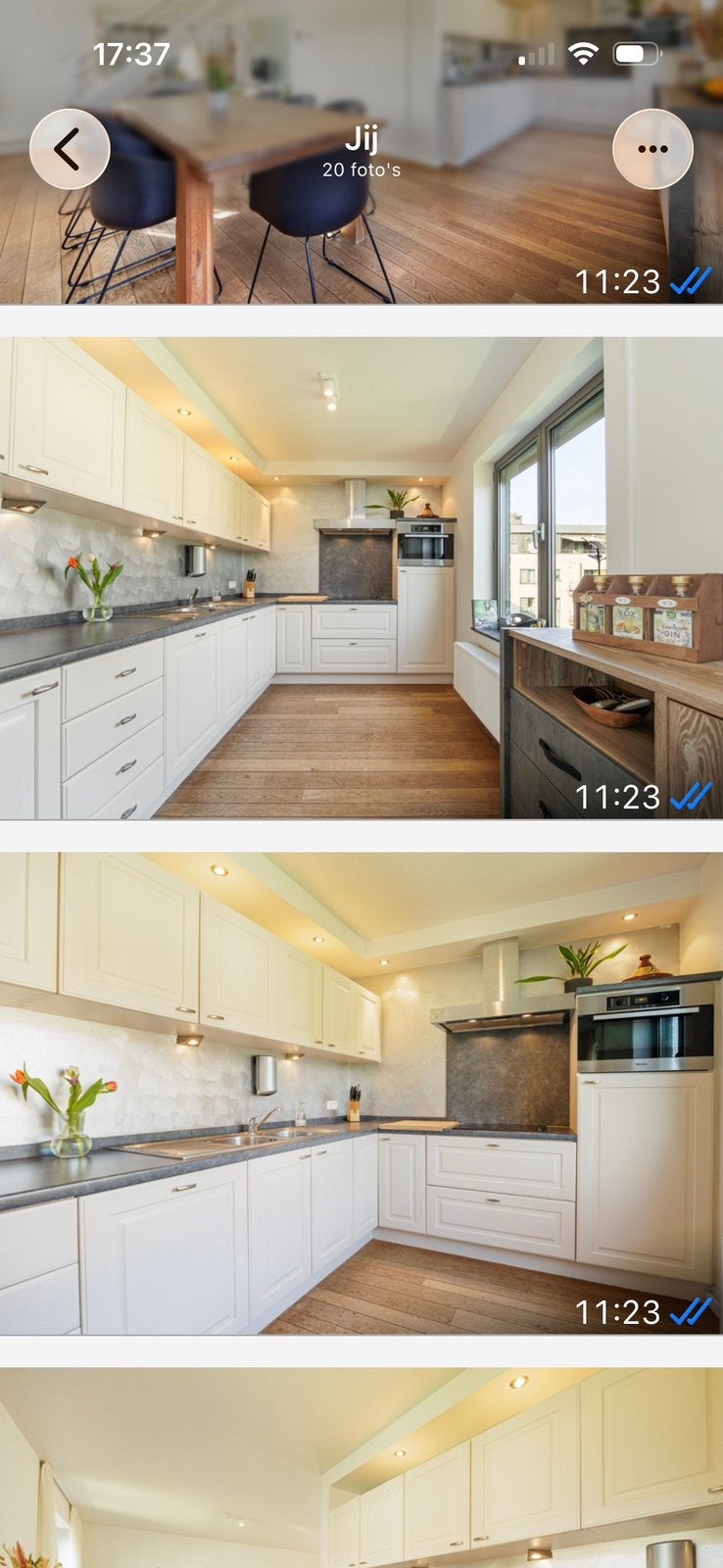 Complete keuken incusief apparatuur, Huis en Inrichting, Keuken | Complete keukens, Ophalen, Gebruikt, Wit, Hoekkeuken