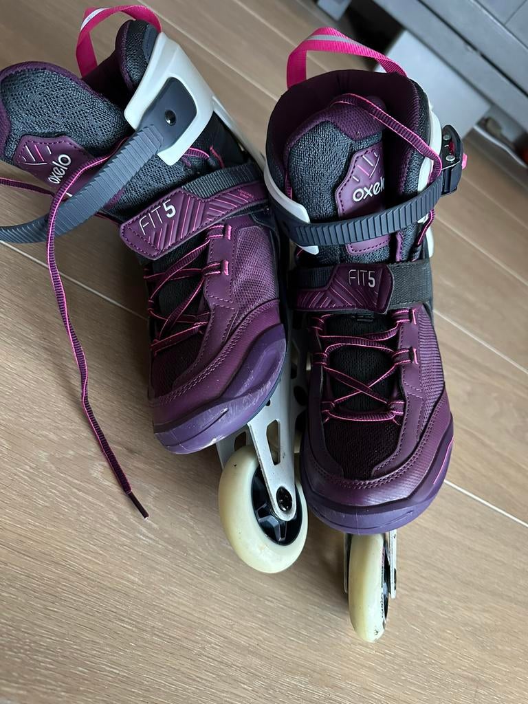 OXELO fit500 fitness skates maat 41, Sport en Fitness, Skeelers, Zo goed als nieuw, Inline skates 4 wielen, Overige merken, Dames
