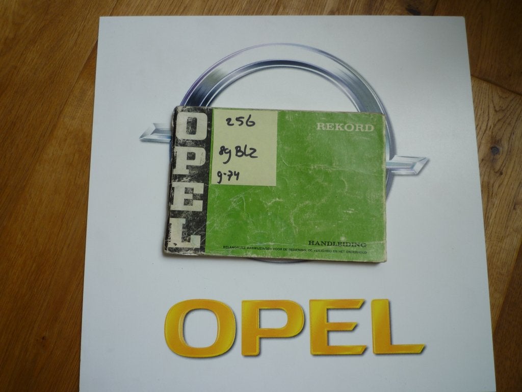 Opel Rekord-D instructieboekje NL nr 256, Ophalen of Verzenden