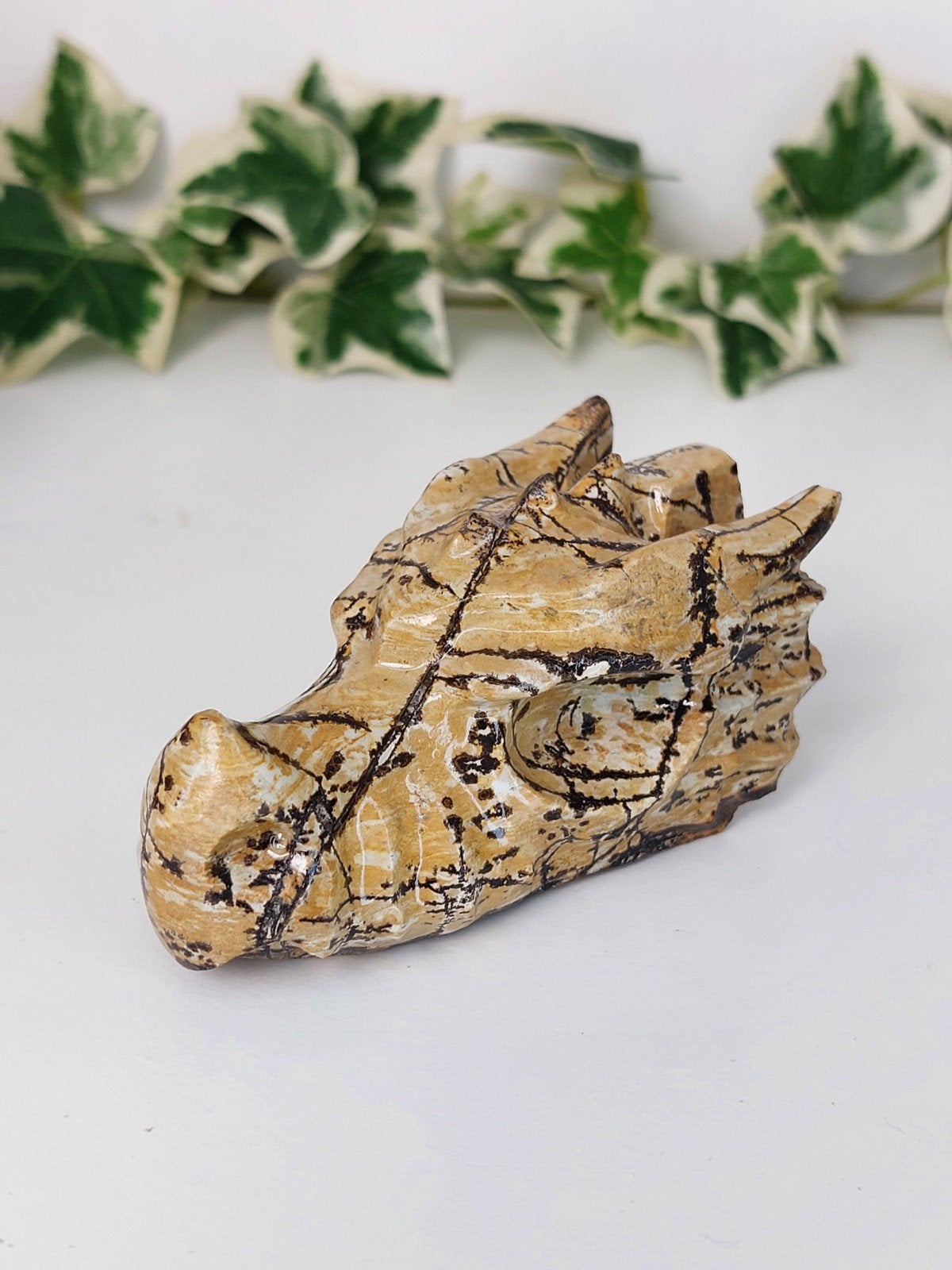 Dendriet jaspis draak 5, Ophalen of Verzenden, Nieuw