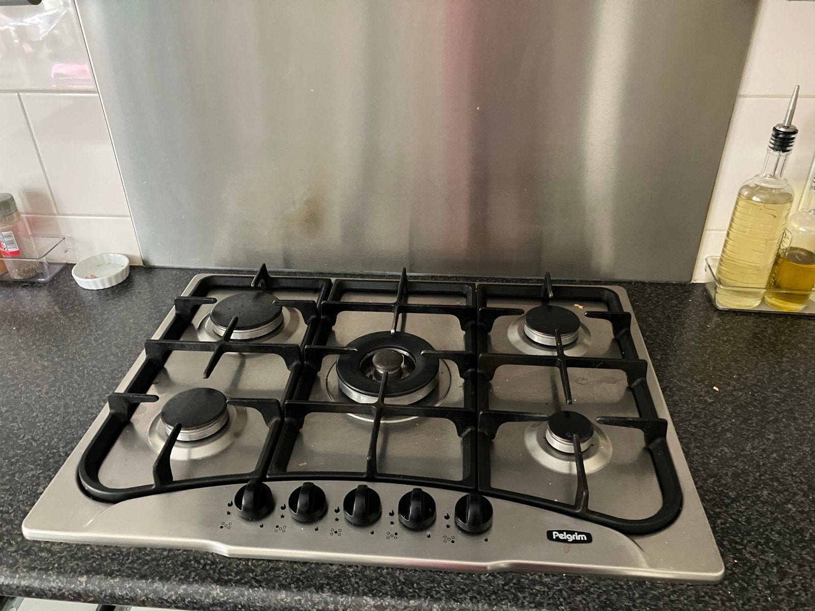 Pelgrim GKB377WANL/P1 gas kooktoestel - Nette staat, Witgoed en Apparatuur, Kookplaten, Ophalen, Gebruikt, Inbouw, Gas