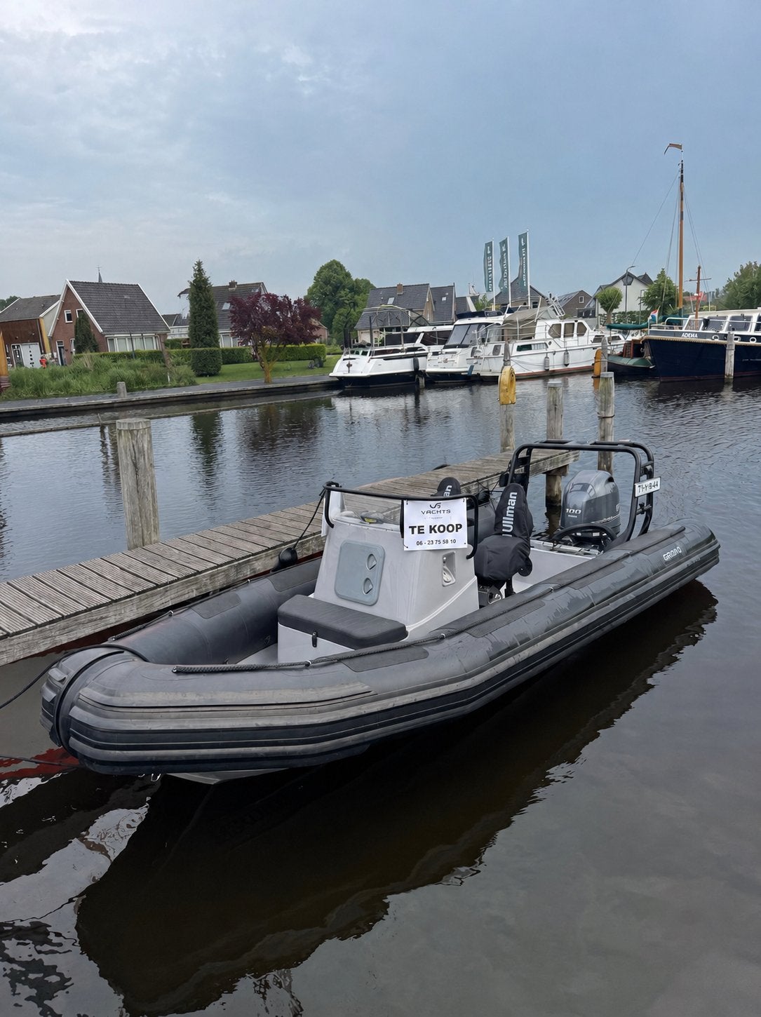 Gemini WR550 inclusief yamaha 100pk, Watersport en Boten, Ophalen, Met afstandsbediening, 70 tot 120 pk, Zo goed als nieuw