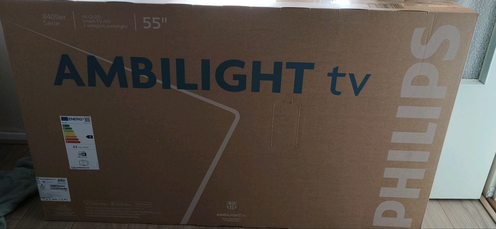 Philips Ambilight TV 55 inch - Nieuw in doos, Ophalen, Philips, Nieuw, 100 cm of meer