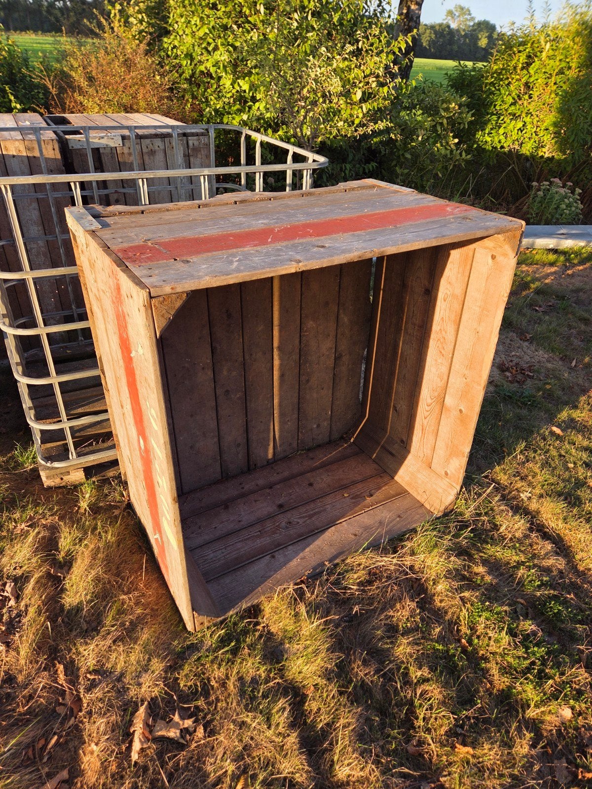 Pallet boksen hout en IBC krat, moestuin bakken, Ophalen, Gebruikt, 100 cm of meer, 60 cm of meer