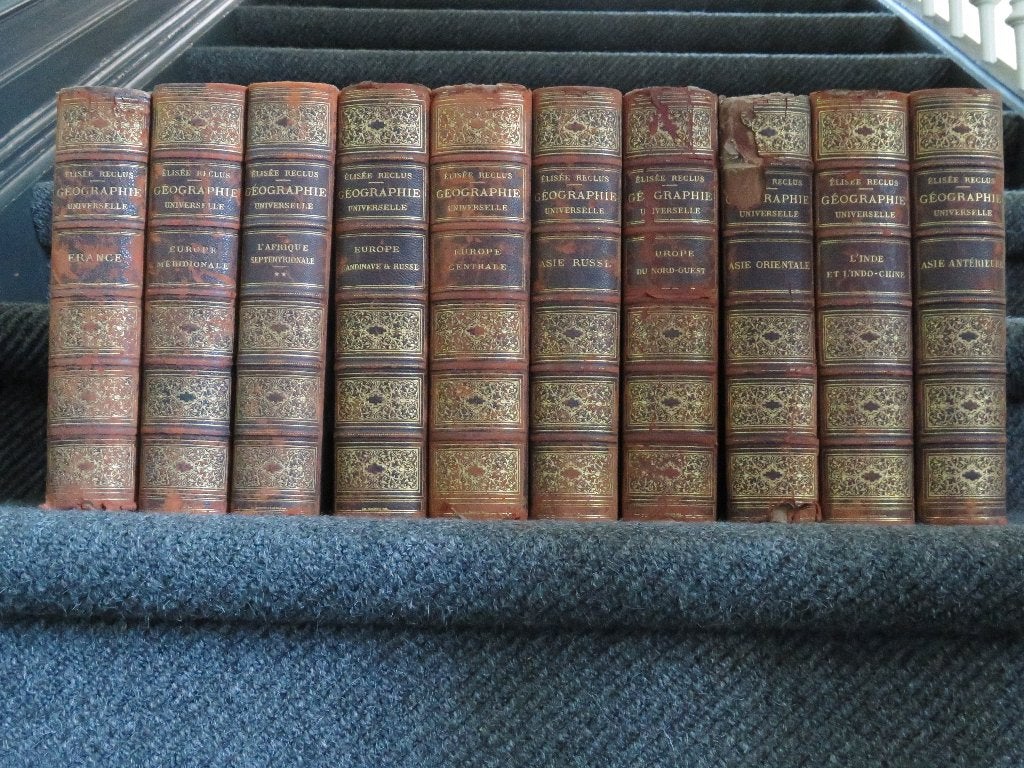 10 delen, Nouvelle Geographie Univeverselle 1871 - 1886., Antiek en Kunst, Ophalen of Verzenden