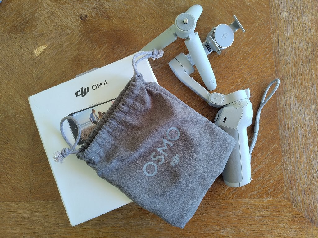 DJI OM 4 (Osmo Mobile 4) gimbal, Ophalen of Verzenden, Zo goed als nieuw, Overige typen, DJI