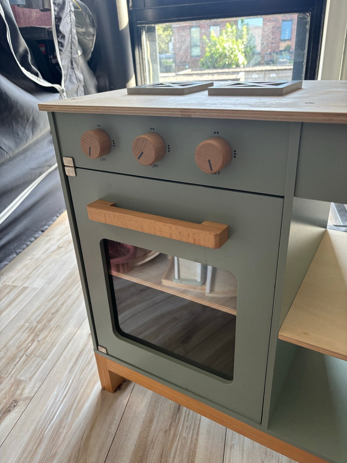Musterkind Speelkeuken - Houten Kinderkeuken, Kinderen en Baby's, Ophalen, Gebruikt, Hout, Speelkeuken