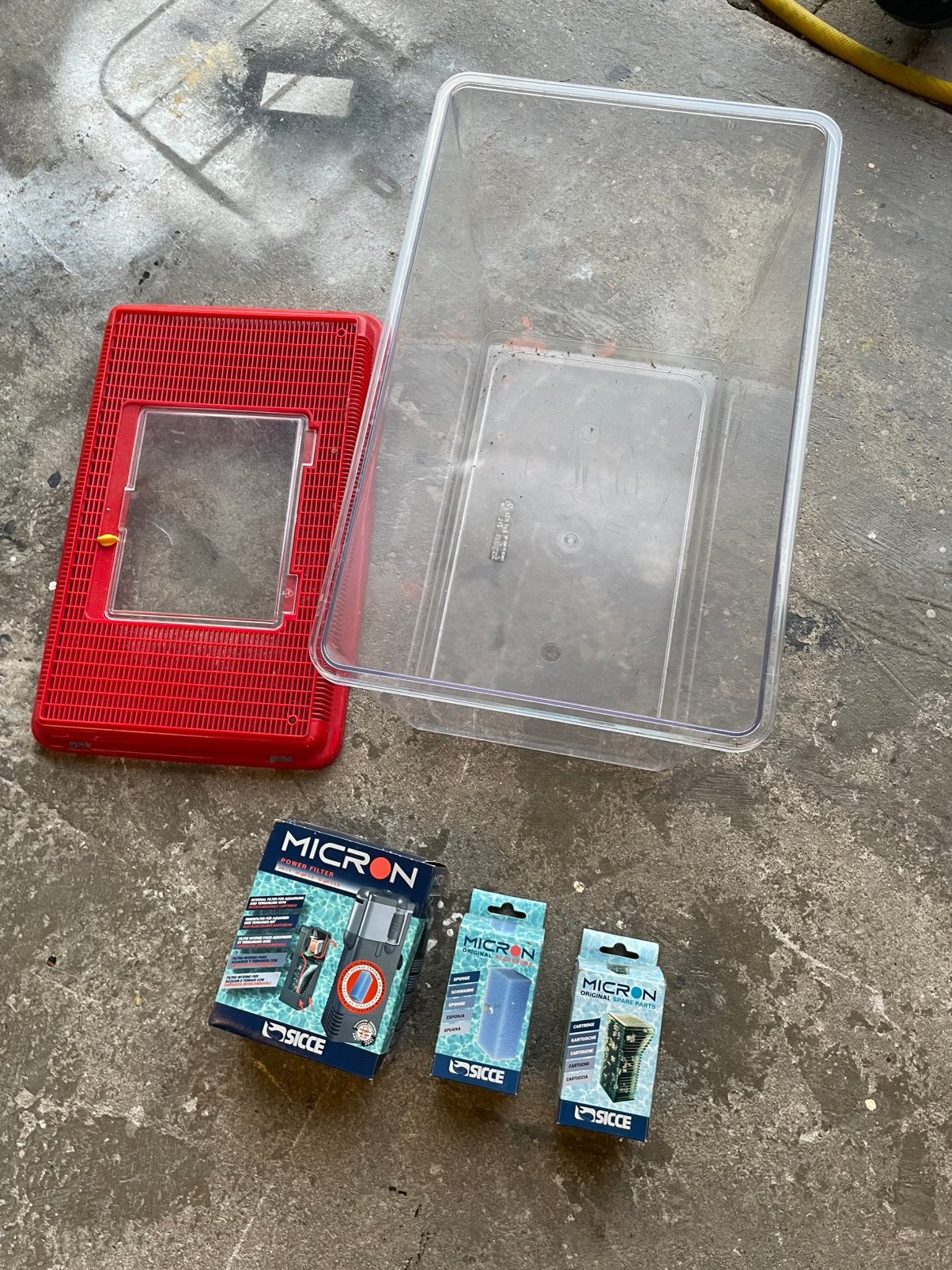 QUARANTINE VISBAK nieuw, Ophalen of Verzenden, Nieuw, Leeg aquarium