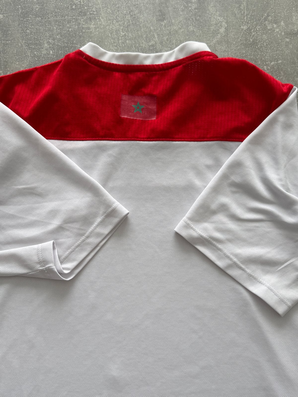 Marokko voetbalshirt Adidas Climacool wit rood, Wit, Overige maten, Ophalen of Verzenden, Zo goed als nieuw