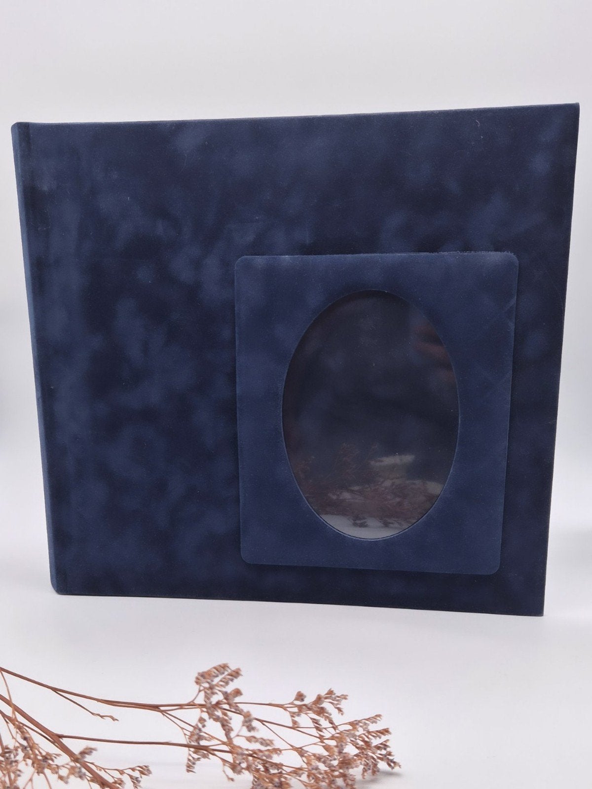 Luxe Velours Fotoalbum - Blauw - H30 x B34 cm, Ophalen of Verzenden, Nieuw
