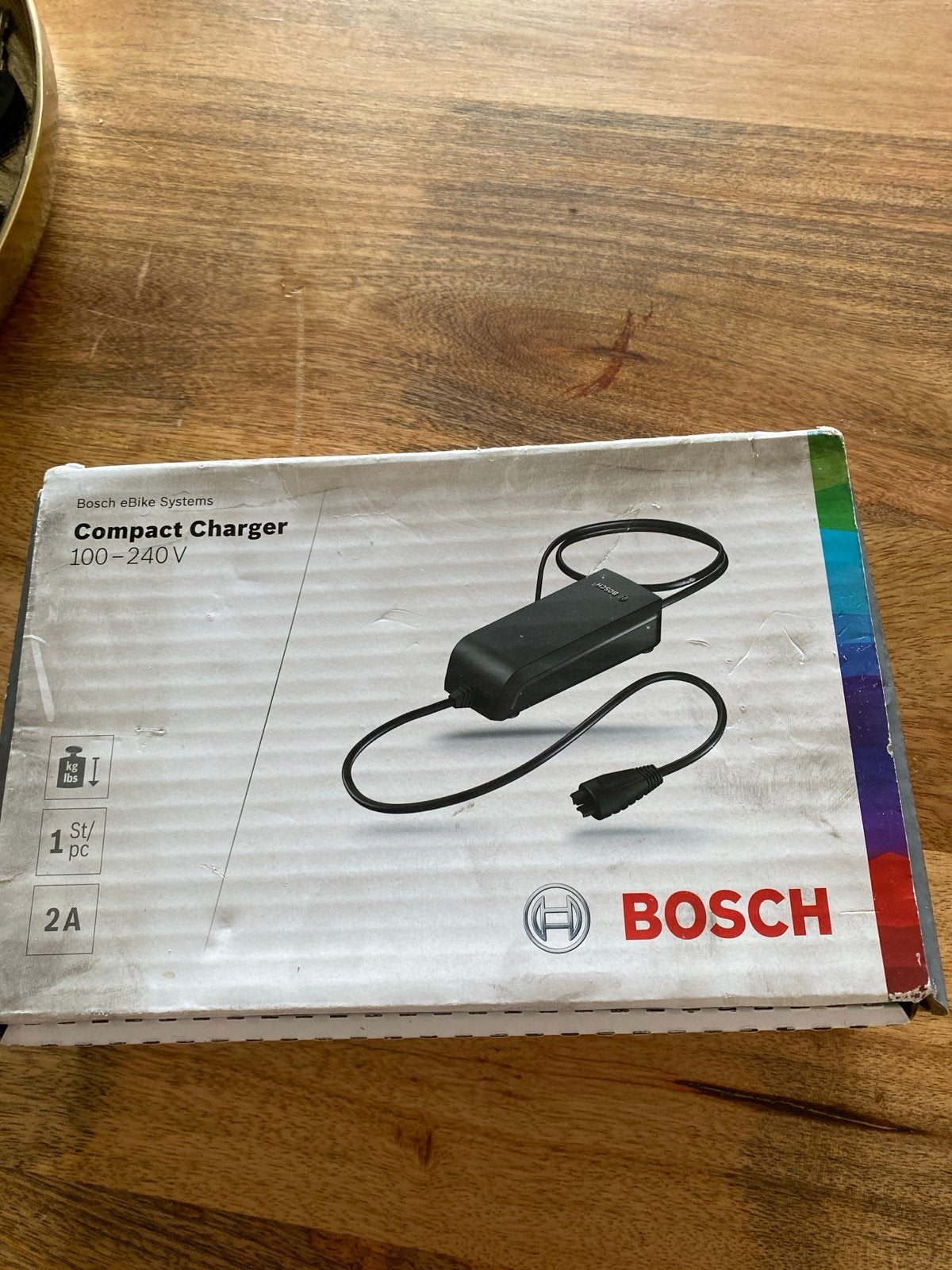 Bosch Compact Charger 2A voor elektrische fiets, Fietsen en Brommers, Ophalen, Zo goed als nieuw