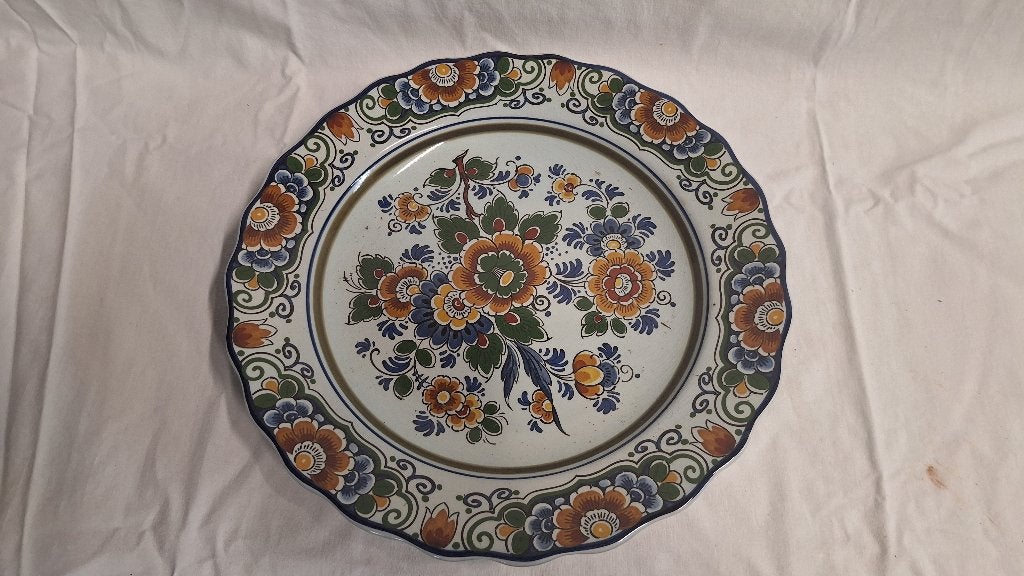 Potterie Oud Delft - Polychroom 30 - Delfts blauw, Antiek en Kunst, Antiek | Keramiek en Aardewerk, Ophalen of Verzenden