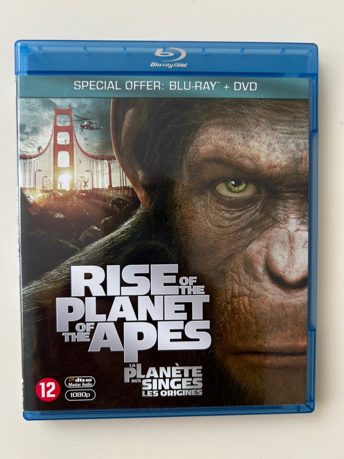 -Rise of the Planet of the Apes- regie Rupert Wyatt, Cd's en Dvd's, Blu-ray, Nederlands, Inclusief extra's, Film, Science Fiction en Fantasy