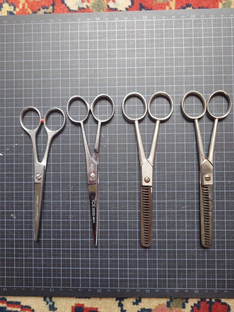 Vintage Kappersscharen, Ophalen of Verzenden, Gebruikt