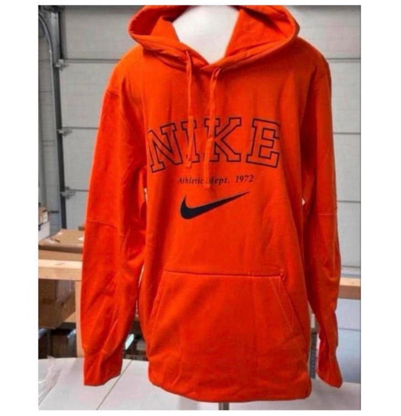 The Nike Hood hoodie sweater NIEUW thermofit L oranje NEW, Maat 52/54 (L), Nieuw, Oranje, Ophalen of Verzenden