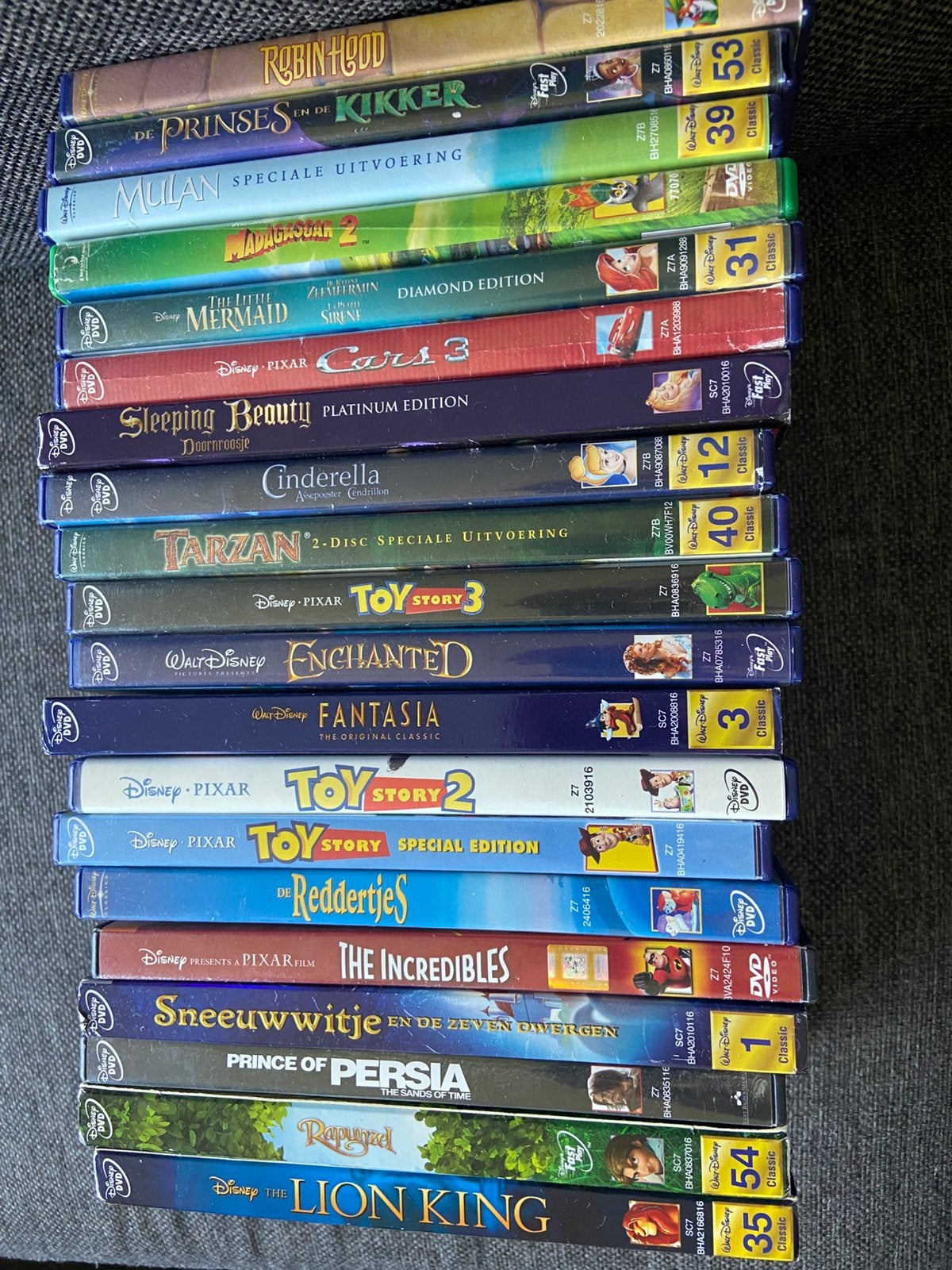20 disney dvd’s, Cd's en Dvd's, Alle leeftijden, Ophalen of Verzenden, Zo goed als nieuw, Amerikaans