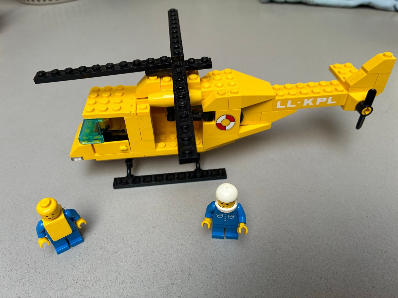 Lego City Helikopter 6607 met 2 minifiguren, Lego, Ophalen of Verzenden, Compleet, Complete set