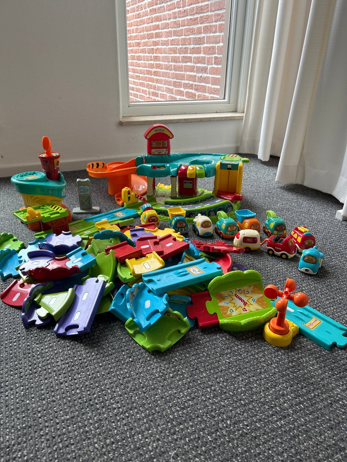 VTech Toet Toet Auto's Garage en Baandelen met Auto's, Kinderen en Baby's, Ophalen of Verzenden, Gebruikt