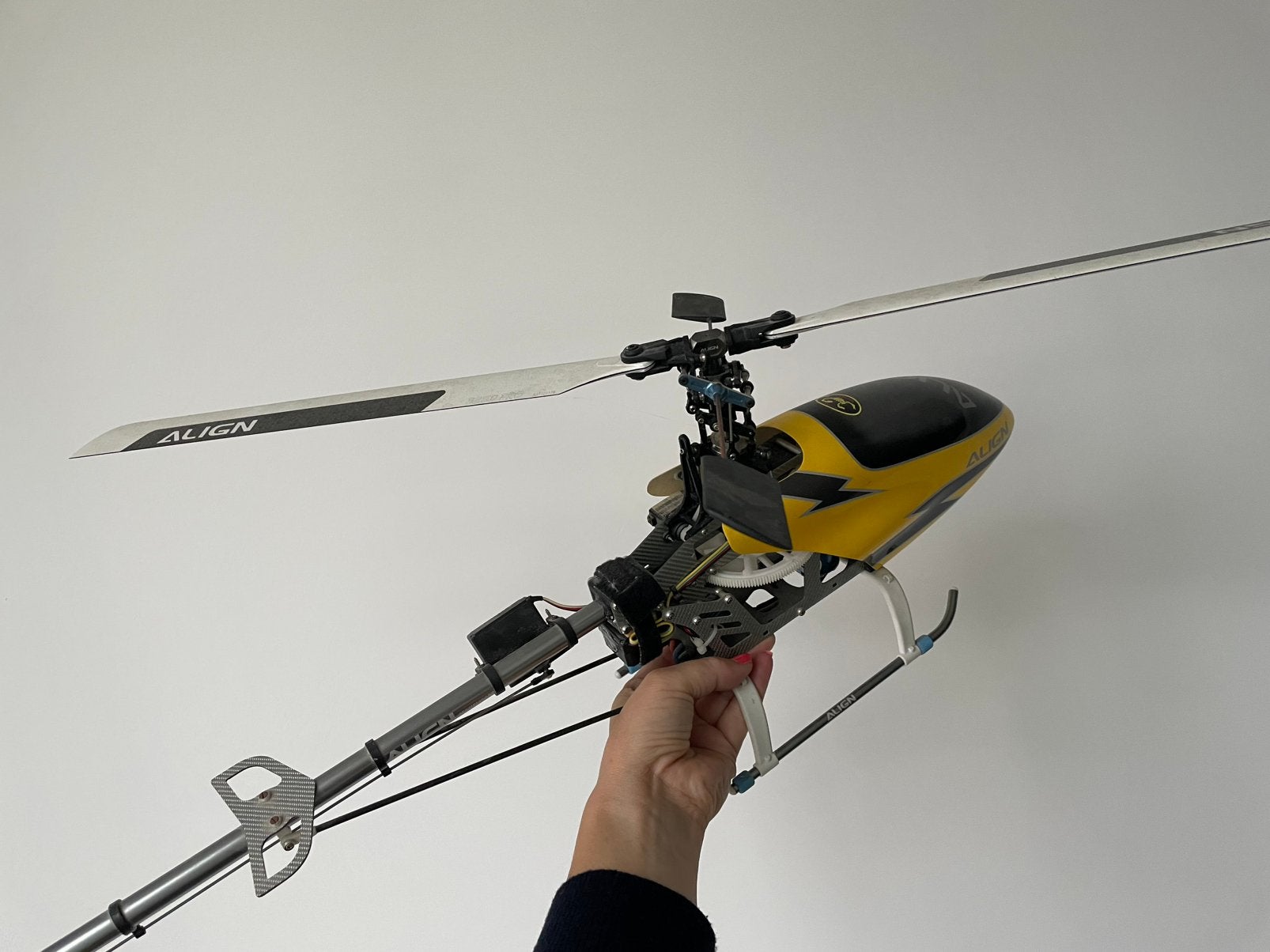 Align radiografische helikopter zonder afstandsbediening, Ophalen of Verzenden, Zo goed als nieuw