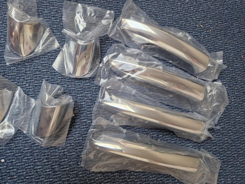 Chrome Deurgreep Opzetstukken Set (4 stuks) voor Mercedes, Ophalen of Verzenden, Nieuw, Mercedes-Benz