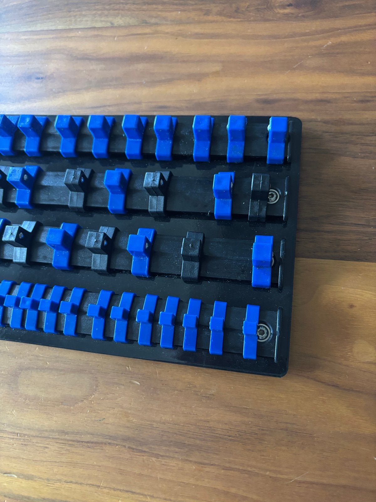 Doppenrail organizer 80-dops 1/4"-3/8"-1/2" - leeg, Doe-het-zelf en Verbouw, Gereedschap | Handgereedschap, Ophalen of Verzenden