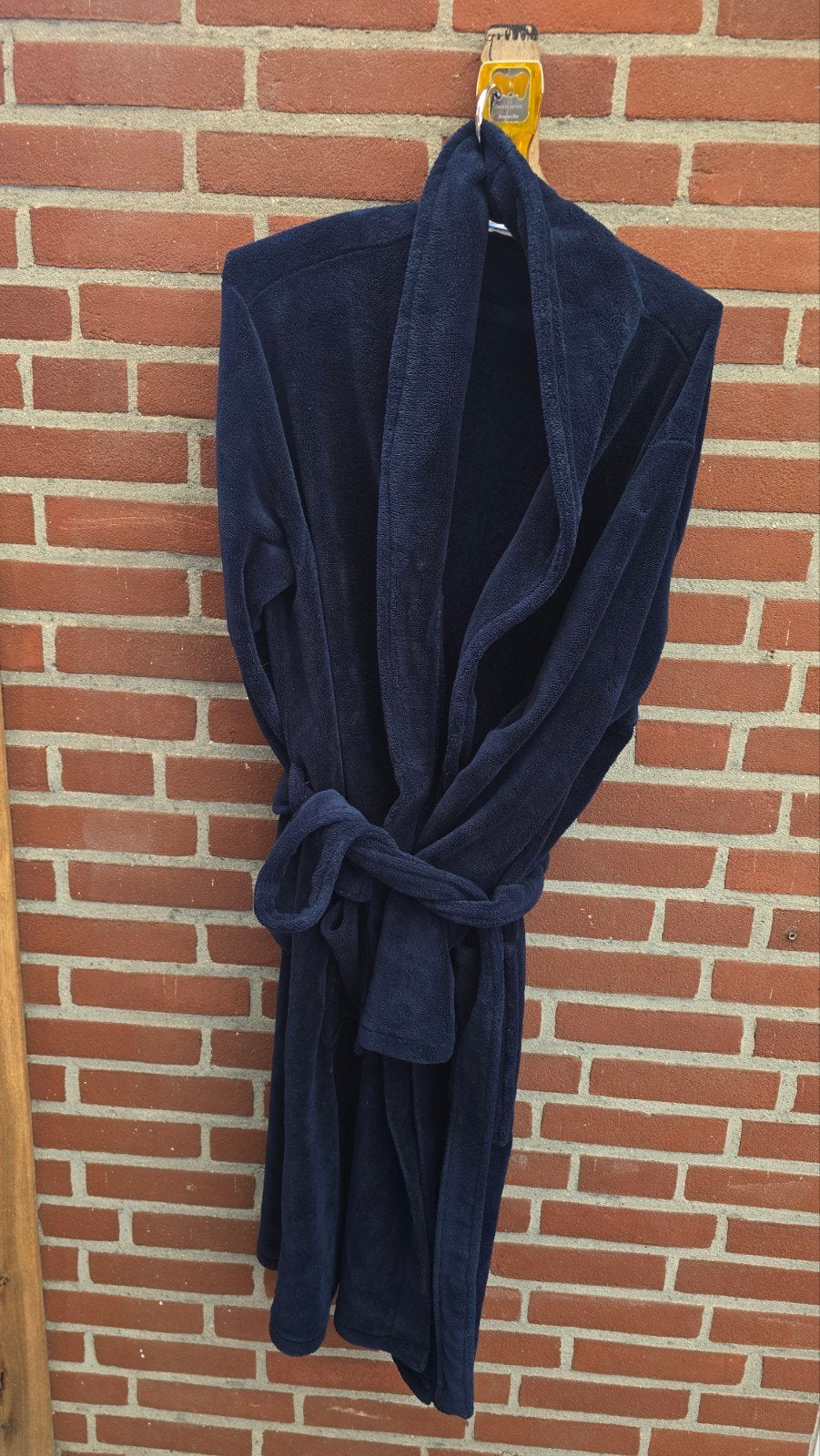Donkerblauwe badjas L/XL - Zeer zacht en comfortabel, Ophalen of Verzenden