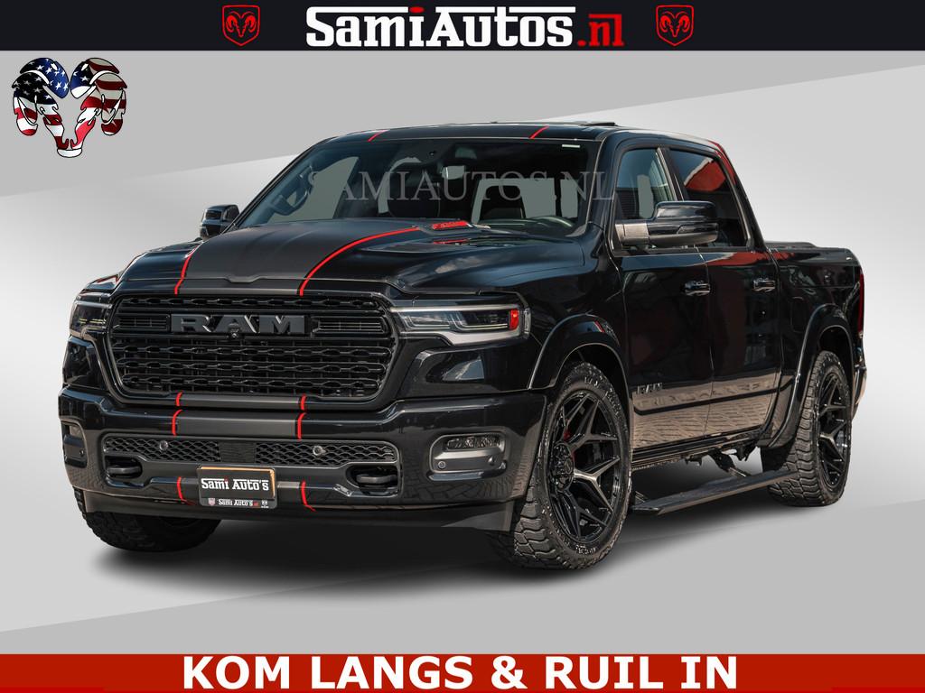 Dodge Ram HULK | Limited Night H.O 540HP 706Nm | Massage + F, Automaat, Met garantie (alle), Zwart, Leder