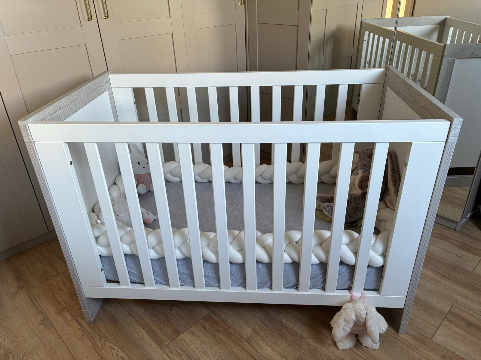 Babykamer Set: Ledikant, Commode, Kledingkast + GRATIS BOX, Ophalen, Gebruikt, Jongetje of Meisje