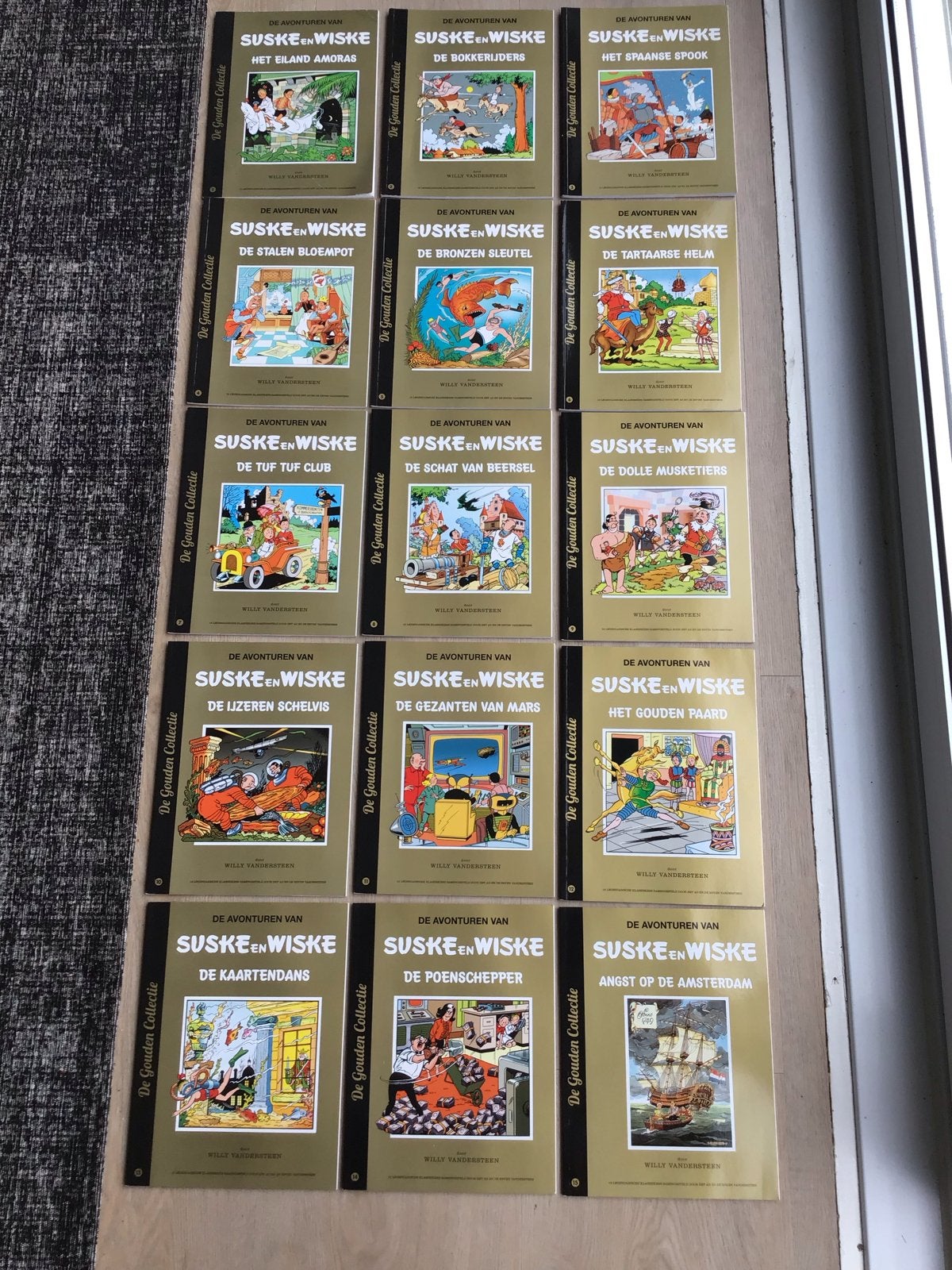 Suske en Wiske De Gouden Collectie - 15 delen, Boeken, Complete serie of reeks, Ophalen of Verzenden, Zo goed als nieuw