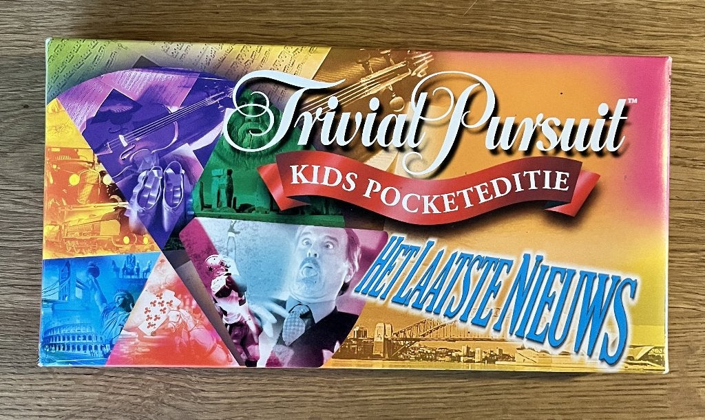 Trivial Pursuit Kids Pocketeditie (2002) Spel, Een of twee spelers, Ophalen of Verzenden, Zo goed als nieuw, Parker