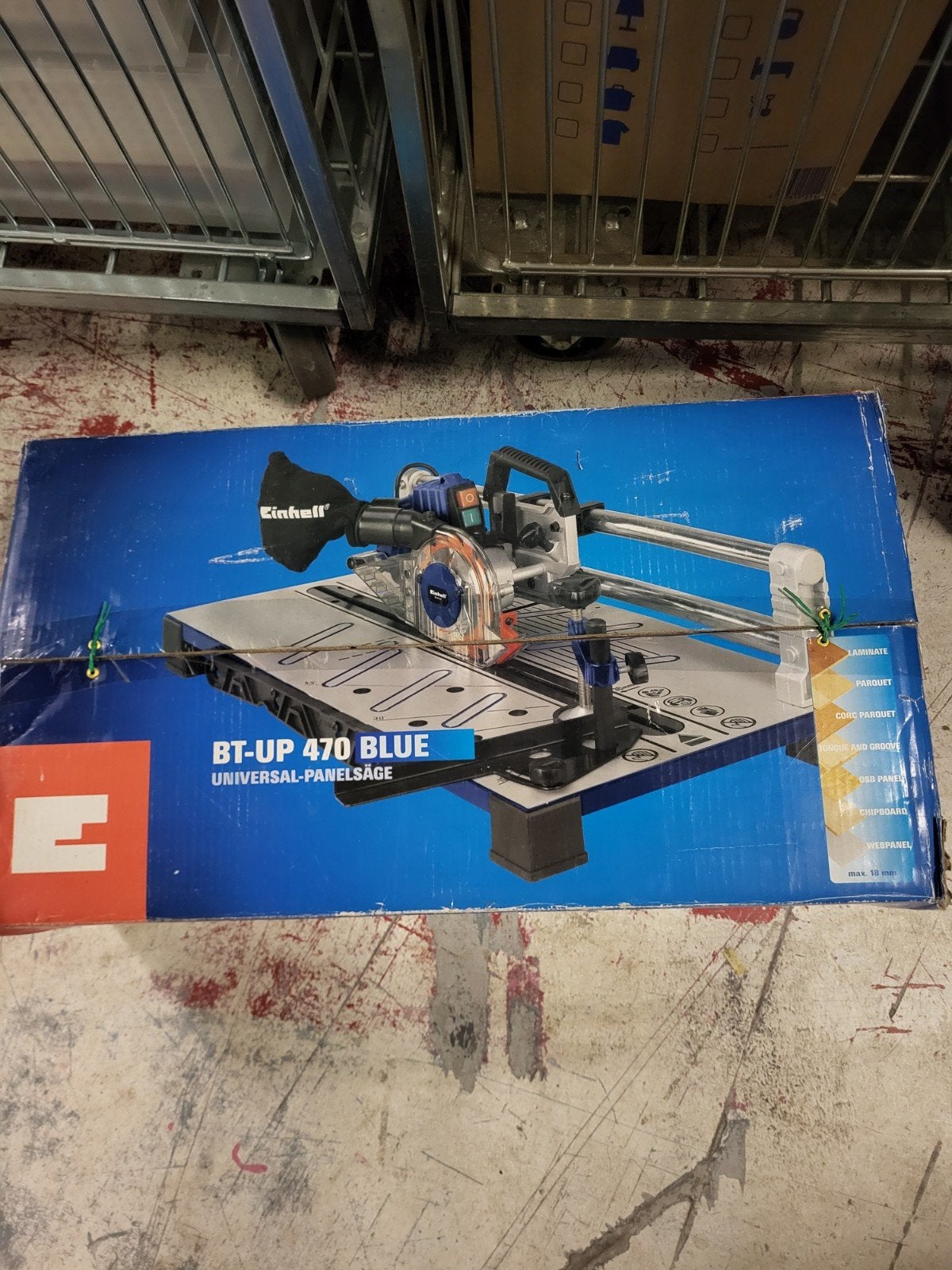 Einhell BT-UP 470 Blue Universele Panneelzaag, Ophalen of Verzenden, Zo goed als nieuw, Overige typen, Einhell