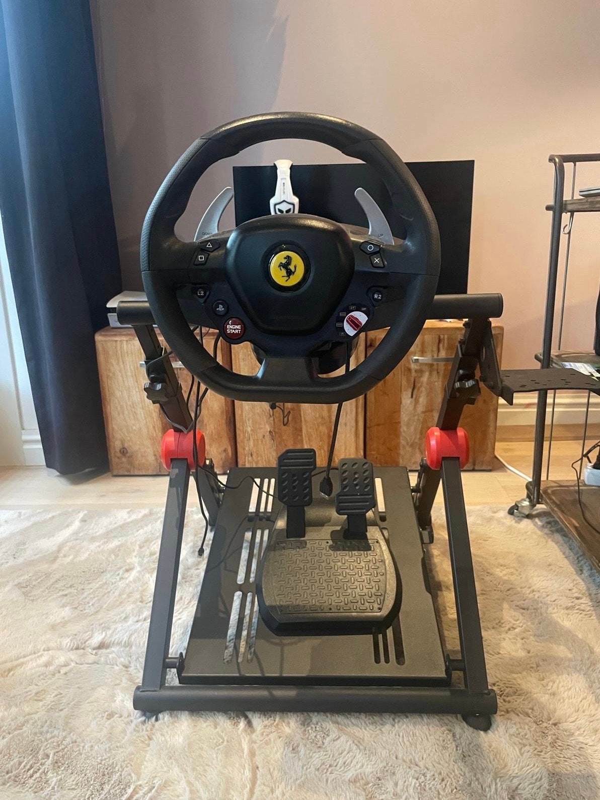 Thrustmaster Ferrari 458 Spider Racing Wheel met Playseat, Ophalen, Overige merken, Zo goed als nieuw