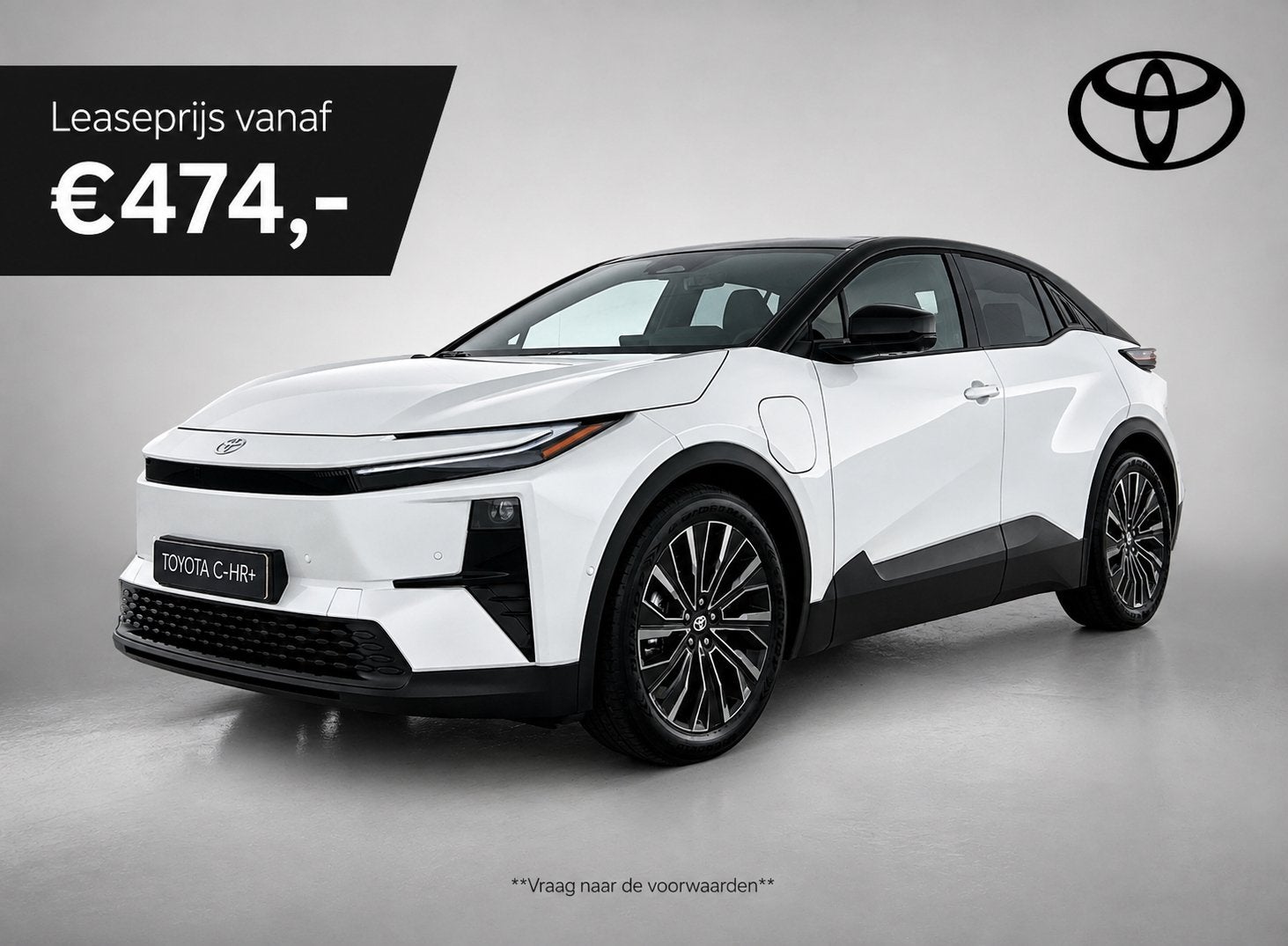 Toyota C-HR+ Executive AWD 77 kWh EV-Deal | Stoel en stuurwi, Auto's, Automaat, Stof, Gebruikt, 24 min