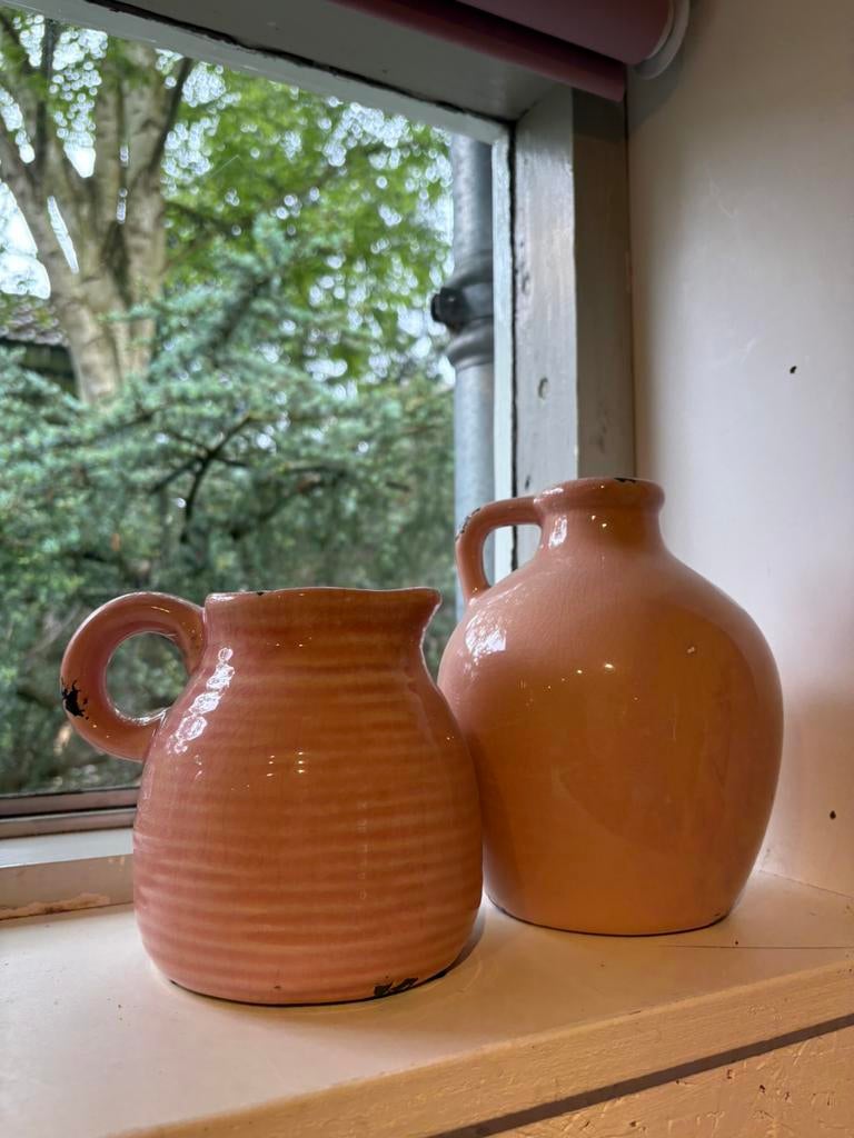 Roze vazen, Ophalen, Overige kleuren, Minder dan 50 cm, Glas