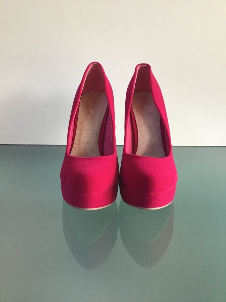 Fuchsia hakken plateau 39 | Nieuw! | Gratis verzenden, Kleding | Dames, Verzenden, Nieuw, Schoenen met hoge hakken, Roze