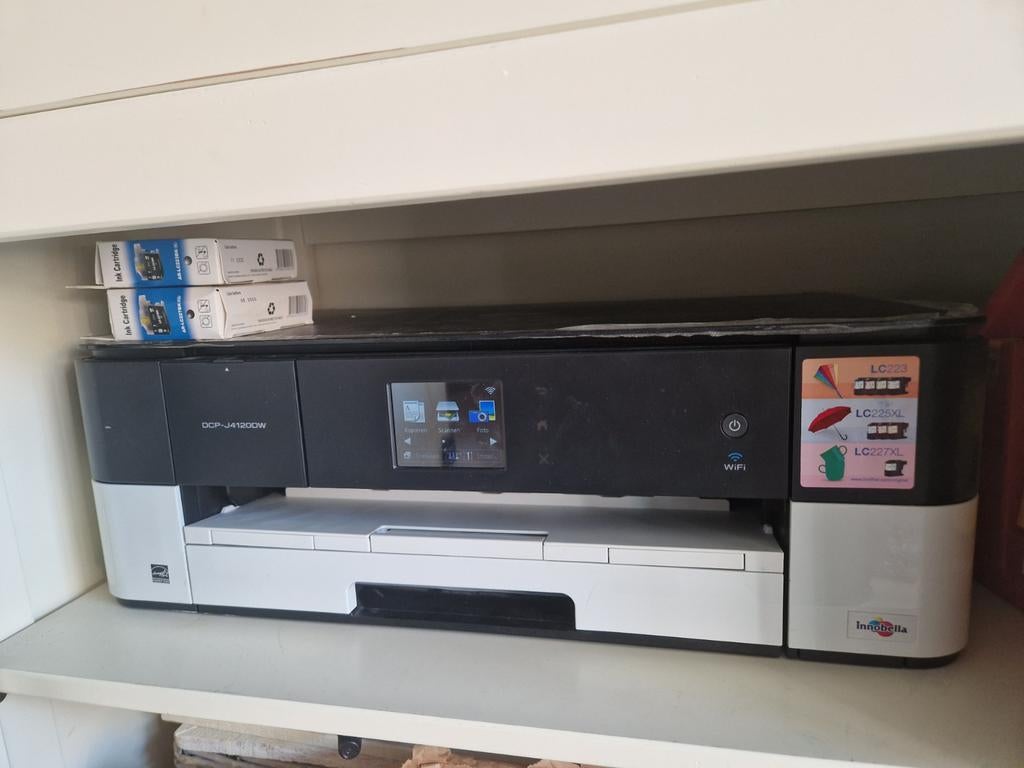 Brother DCP-J4120DW All-in-One Printer - Ook voor kaarten, Ophalen of Verzenden, Scannen, Draadloos