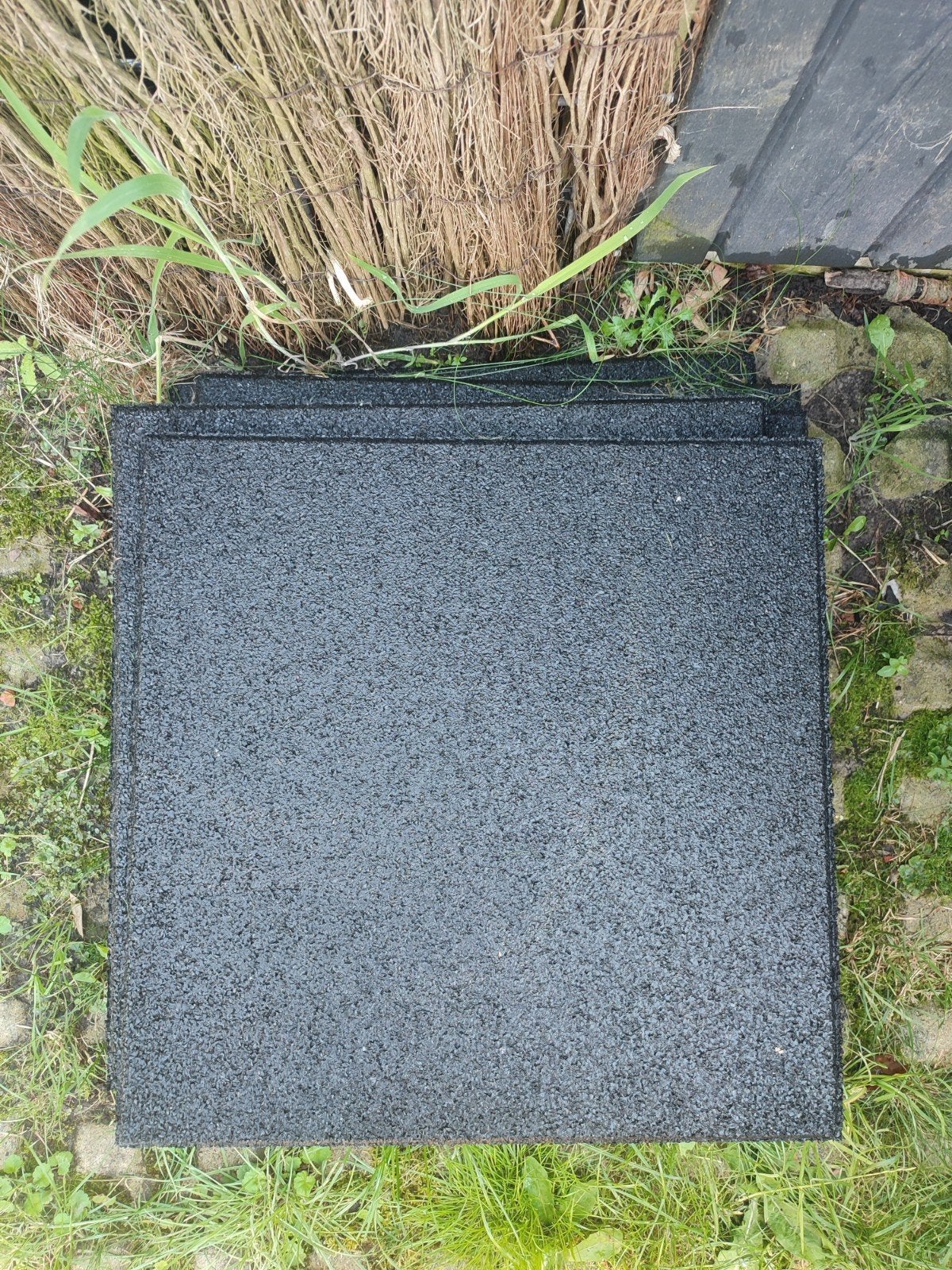 6 IVOL rubber tegels 50x50 cm, 25mm dik, Ophalen, Overige typen, Rubber, Nieuw