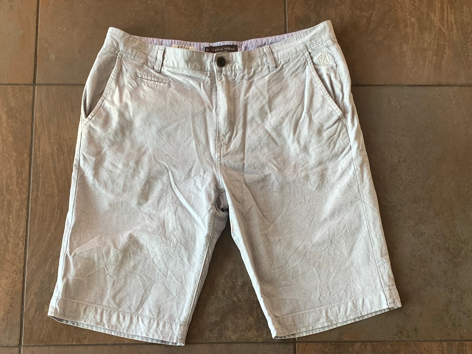 Casual Friday heten short maat W32, Ophalen of Verzenden, Zo goed als nieuw, Maat 48/50 (M), Blauw