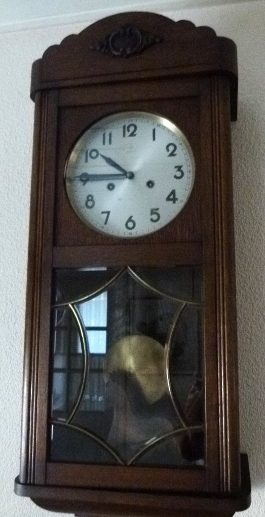 antieke klok junghans met sleutel, Antiek en Kunst, Antiek | Klokken, Ophalen