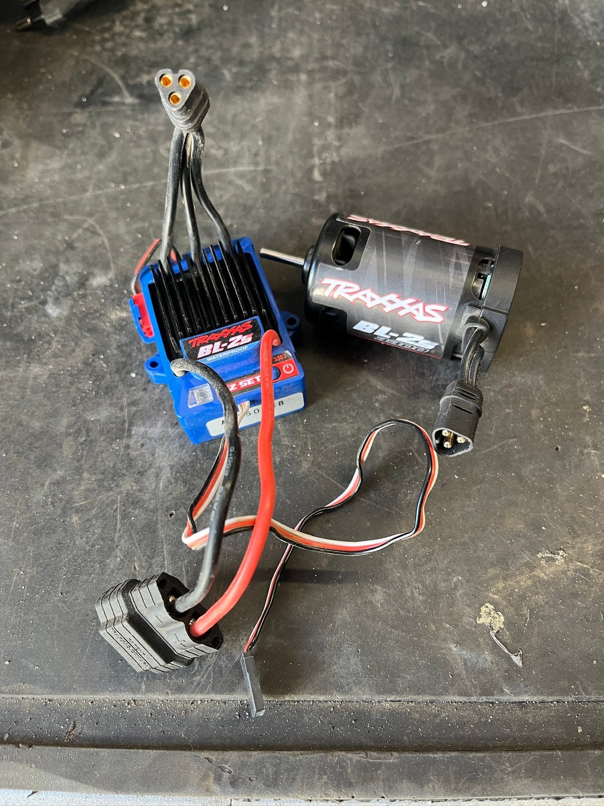 Traxxas BL-2s Brushless motor esc set combo, Ophalen of Verzenden, Zo goed als nieuw, Elektro, Onderdeel