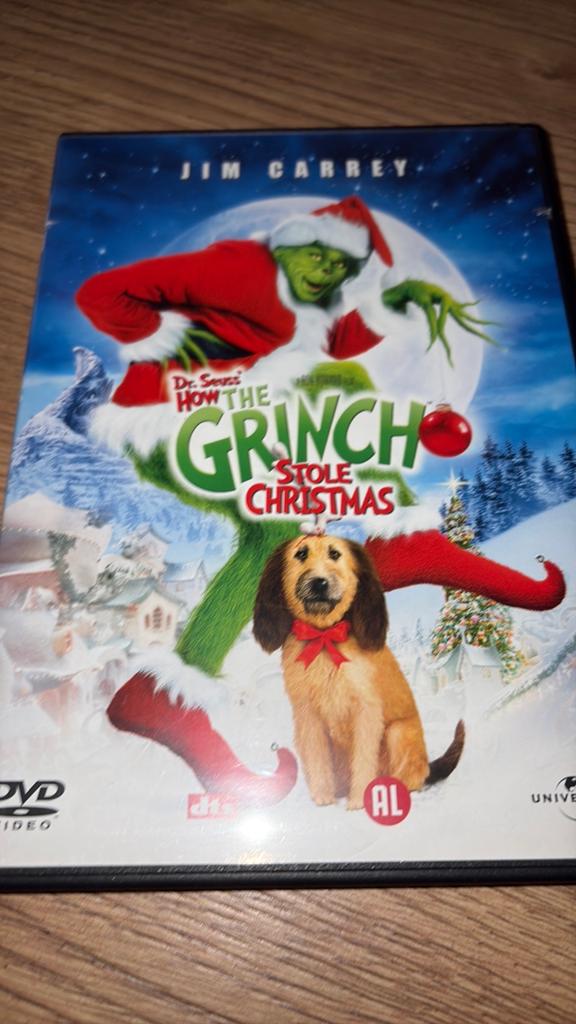 How The Grinch Stole Christmas met Jim Carrey op dvd., Alle leeftijden, Ophalen of Verzenden, Zo goed als nieuw